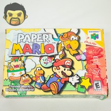 Paper Mario N64 Autentico CIB