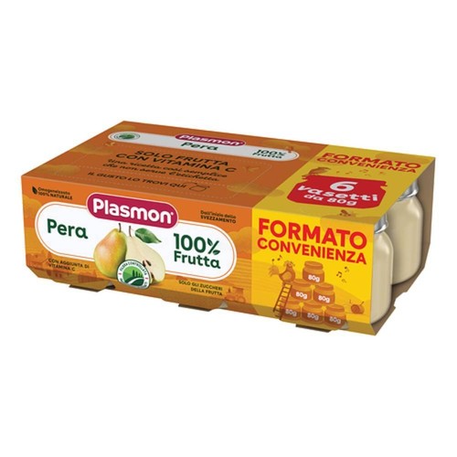 Omogeneizzato pera plasmon - omogeneizzato, di