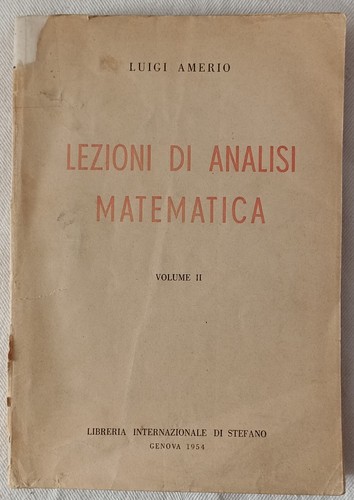 Luigi amerio lezioni - luigi, di