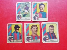 5 FIGURINE CALCIATORI NANNINA BOLOGNA PRIMI ANNI 60 PERANI BULGARELLI NIELSEN