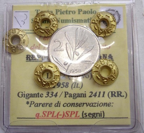 Rara 2 lire 1958 ulivo - !!!,