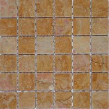 PIASTRELLE MOSAICO ANTICATO 10x10x1  cm / MARMO BIANCONE (confezione da 50 pz)