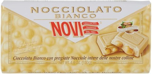 Novi nocciolato bianco 130g - nocciolato,