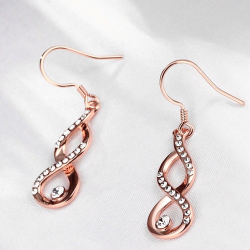 Orecchini pendenti con strass