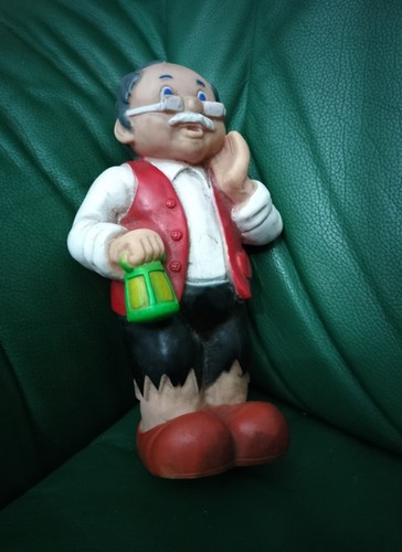 Pupazzo geppetto vintage anni - pupazzo,