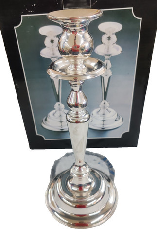 Candelabro silver plated - candelabro,
