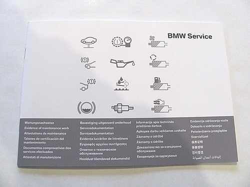 Quaderno manutenzione bmw - quaderno,