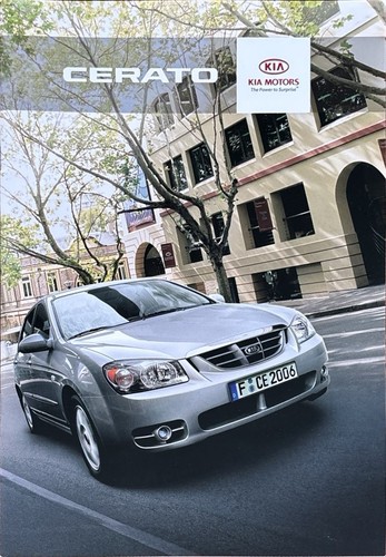 Brochure kia cerato 2006 - brochure,