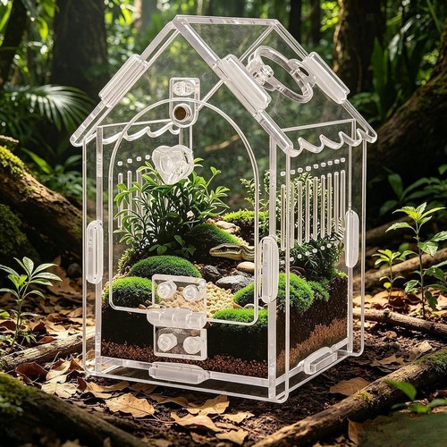 Piccolo terrario per - , rettili