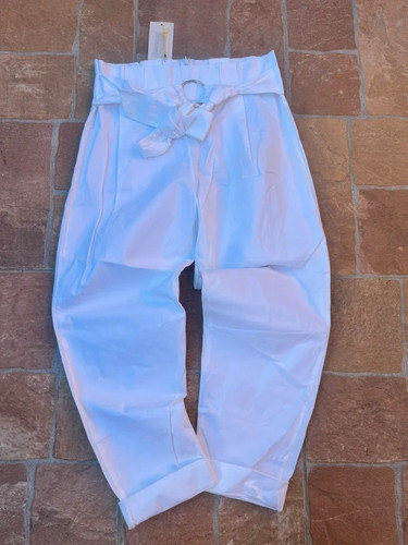 Pantalone bianco jeancloud - jeancloud,