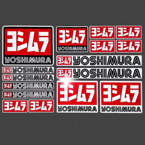 Adesivo moto yoshimura - adesivo,