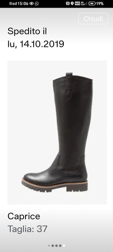 Stivale alto nappa caprice - alto,