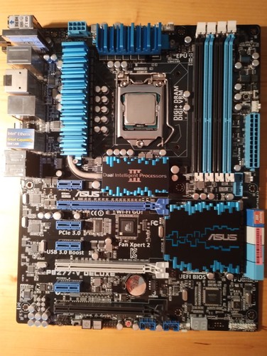 Scheda madre asus p6z77 de - madre, v