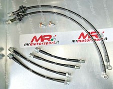 Kit 6 tubi freno aeronautici Alfa Romeo Mito 1.4 T-Jet treccia NERO BREMBO