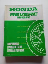 HONDA NTV 600-650 REVERE 1988 manuale officina ITALIANO originale