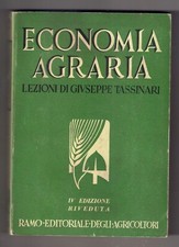 Giuseppe Tassinari ECONOMIA