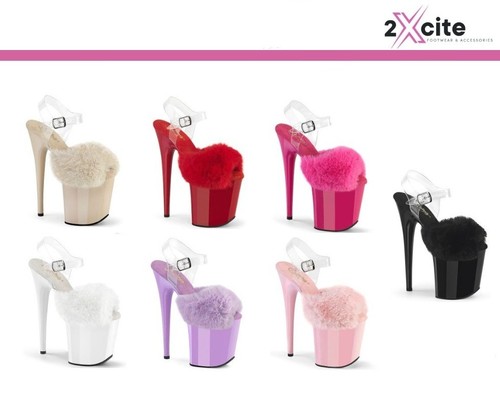 Pleaser scarpe ballerine tacco