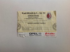 Biglietto/Ticket Finale Ritorno Supercoppa Europea MILAN/ARSENAL 08/02/1995