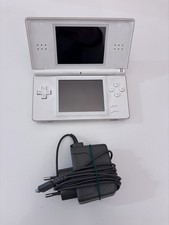 Nintendo Ds Lite bianca console portatile con pennino e caricatore