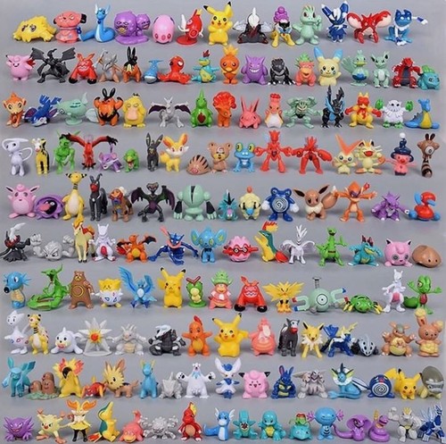 144 mini figure pokemon - mini,