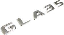 Per Mercedes GLA35 2017+ Targhetta Stemma Posteriore Cromato Numeri Lettera Ora!