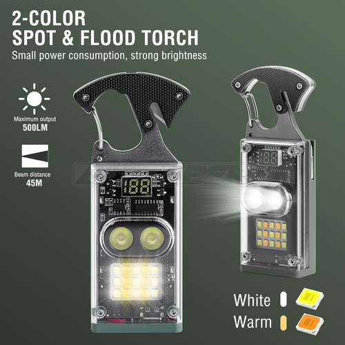 Portachiavi luce torcia led - portachiavi,
