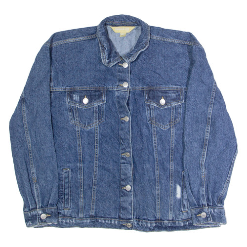 Giacca denim blu donna - giacca, in