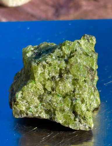 Peridot crystal cluster - peridot,