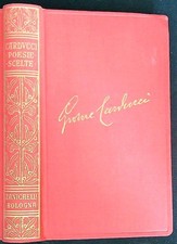 POESIE SCELTE CARDUCCI GIOSUE ZANICHELLI 1964  RILEGATO