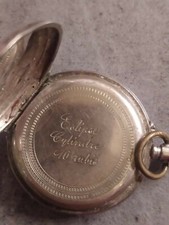 Orologio da tasca remontoir eclipse cylindre 10 rubis. 