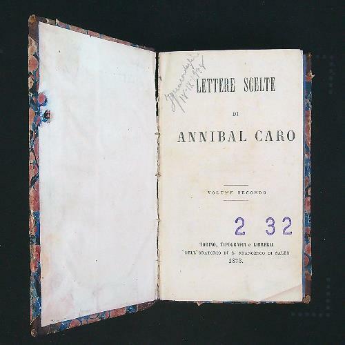 Lettere scelte annibal caro - di,