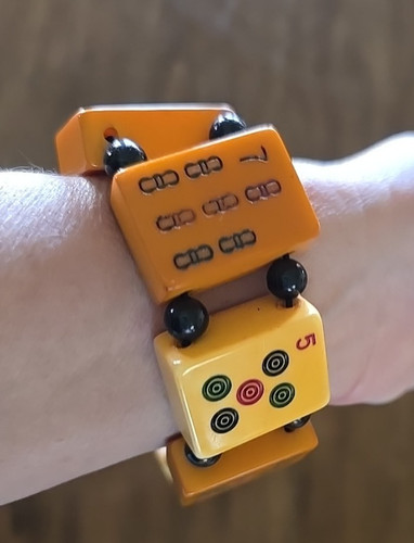 Bracciale vintage mahjong - bracciale,