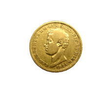 10 Lire 1844 G Regno di