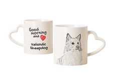 Tazza Islandese Con Cane