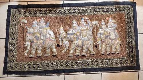 Vecchio arazzo vintage - , thai