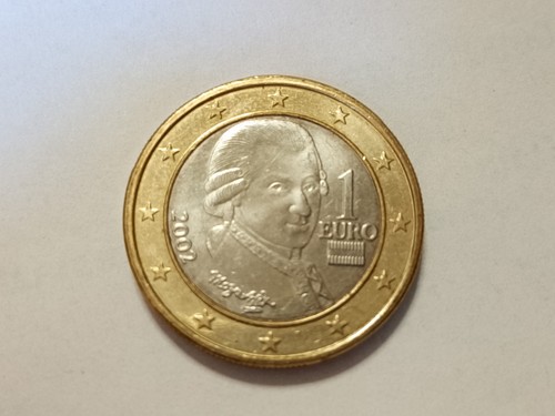 Moneta euro austria mozart - moneta, 1