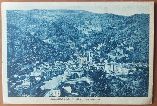 Cartolina venasca panorama - venasca,