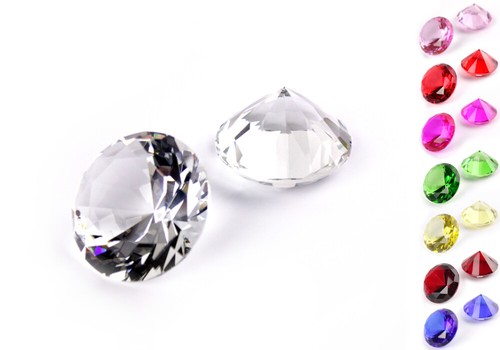 Cristallo vetro diamante varie