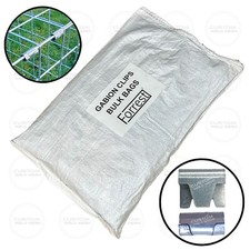 Grandi clip in rete metallica 1000x - gabbioni, creazione di gabbie, recinzione, pannelli in rete galv 