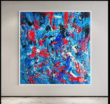 Quadro moderno dipinto a mano