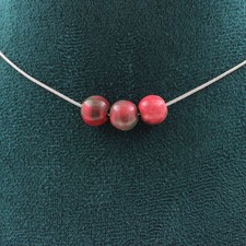 Collana perle diaspro verde - 3,