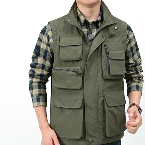 Gilet uomo multitasche