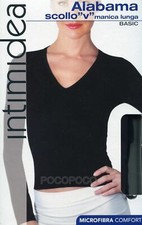 Maglia scollo a V da donna a