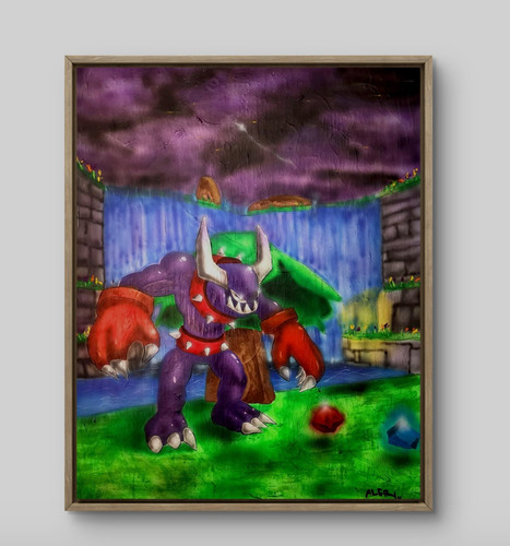Quadro astratto grande - , aleph