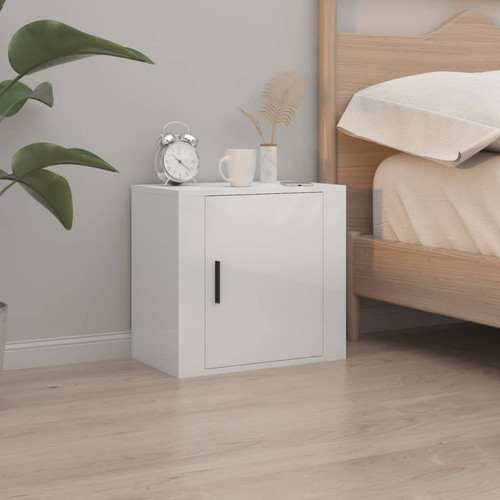 Comodino parete bianco - da,