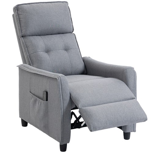 Homcom poltrona reclinabile - homcom, a