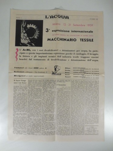 Acqua periodico - l'acqua.,