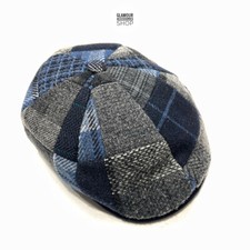 Berretto Coppola irlandese 8 spicchi packchwork multicolor MADE IN ITALY PEAK...