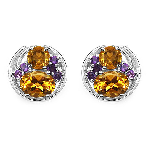 Orecchini designer citrino - designer,