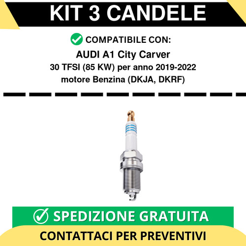 Kit candele per audi - per, a1